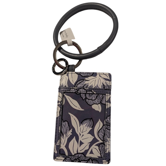 Vera Bradley Accessories - Vera Bradley Bracelet Moon Shadow Meadow Key Ring Card Case